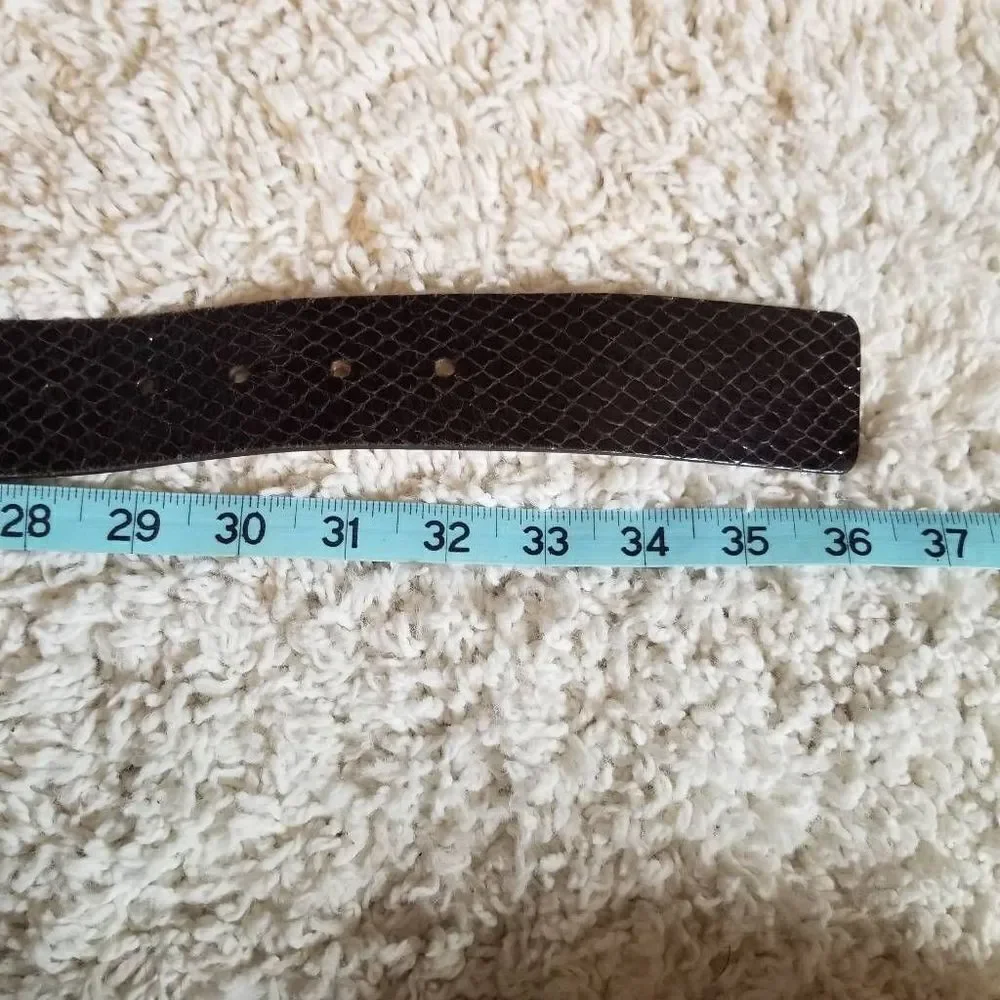 Banana Republic Leather Snakeskin Belt XS